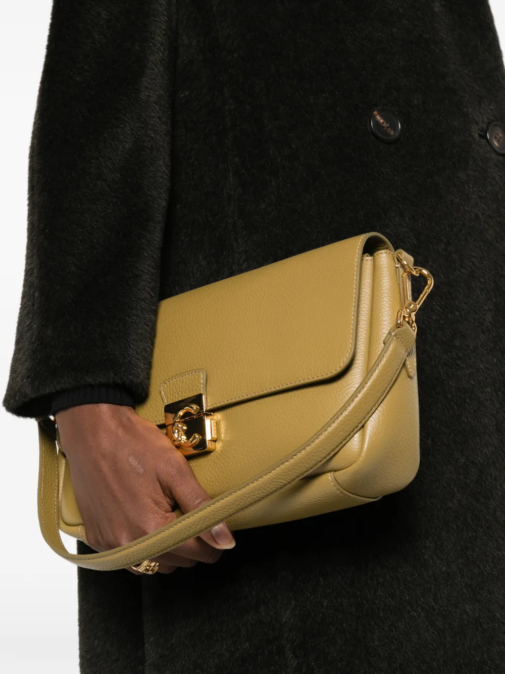  Coccinelle C-me Look Shoulder Bag - Neutrals 