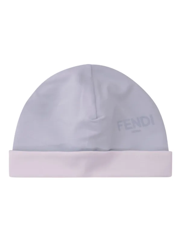 Fendi Kids logo-embroidered Babygrow Set | Purple | FARFETCH