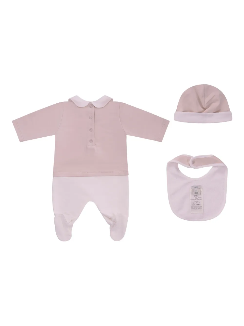 logo-print babygrow set