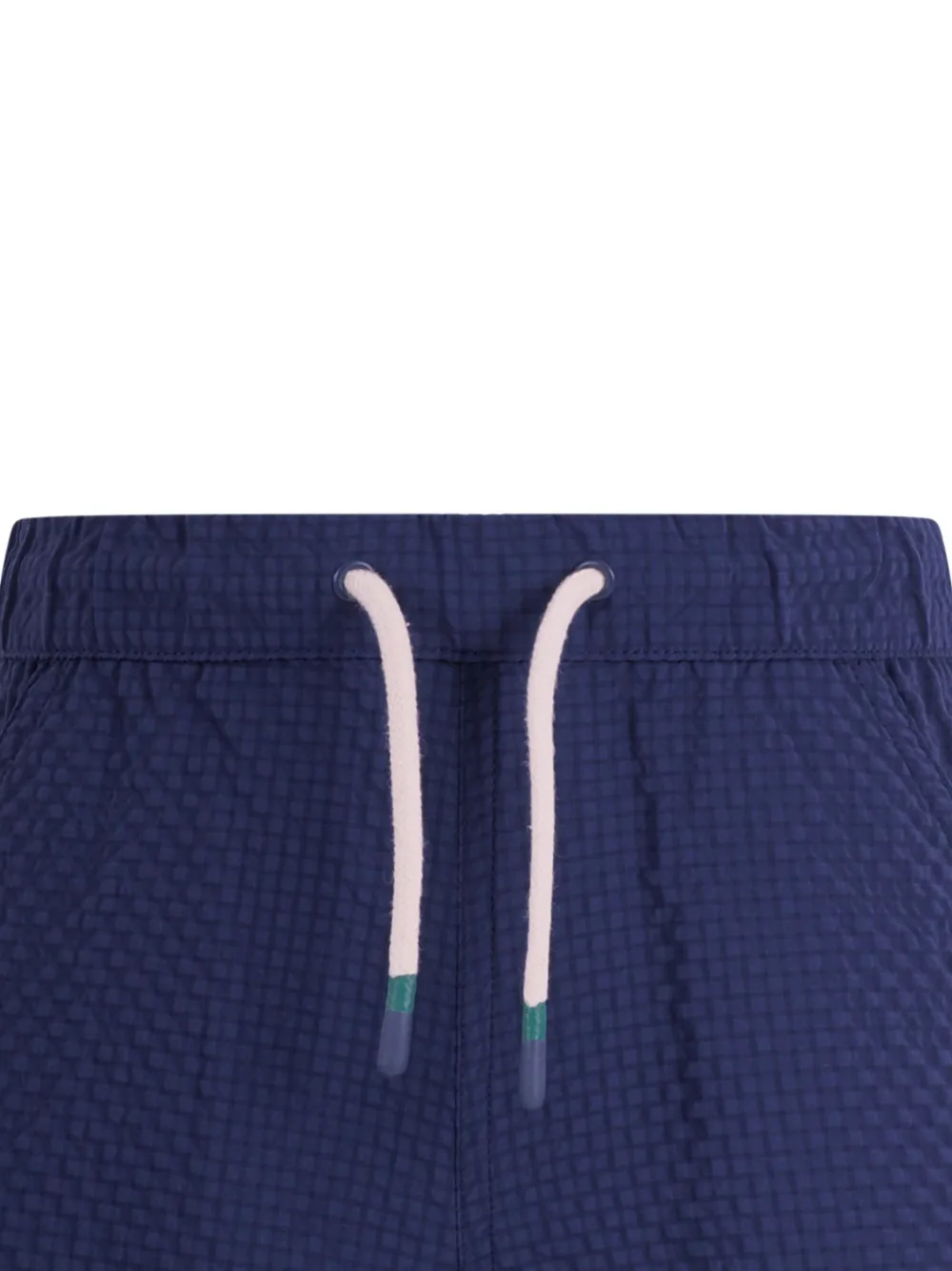  Bonpoint Logo-patch Drawstring Shorts - Blue 