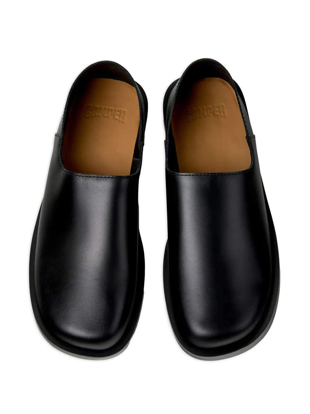 Camper Don leren laarzen Zwart