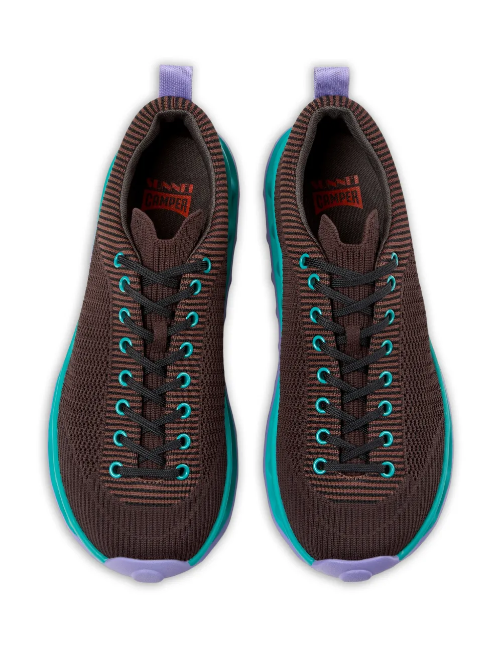 Camper x Sunnei Pelotissima sneakers Bruin