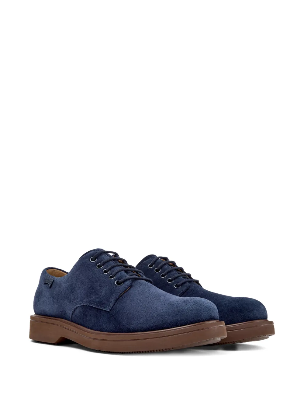 Camper Norman suede lace-up derby shoes Blauw