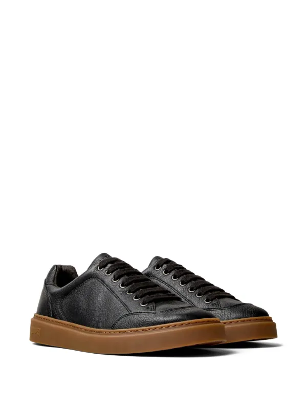 CAMPER vibrancy ソール　レザーブラックシューズ Camper Twentyfive レザースニーカー | ブラック | FARFETCH JP