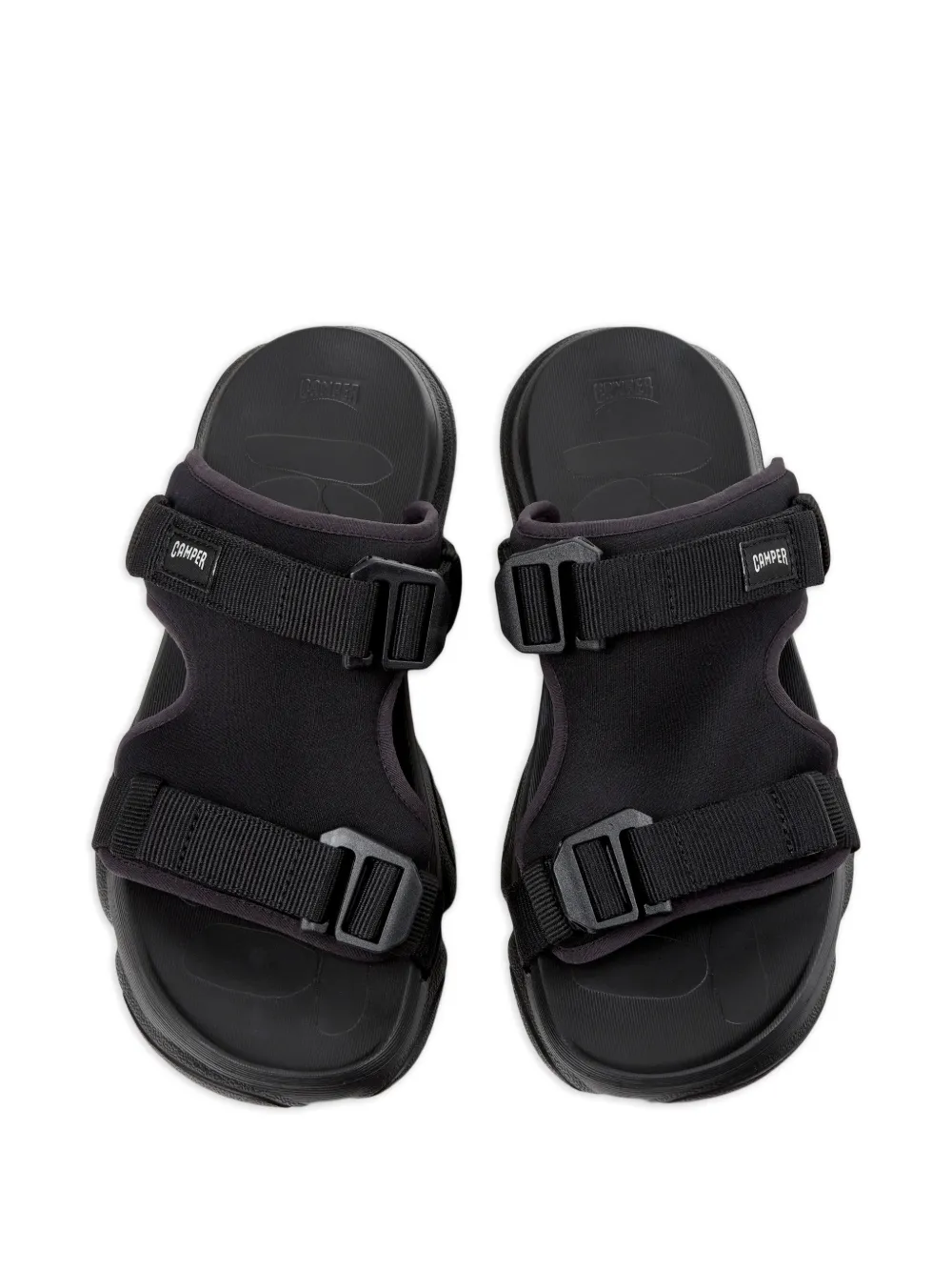 Camper Karst sandalen met bandjes Zwart