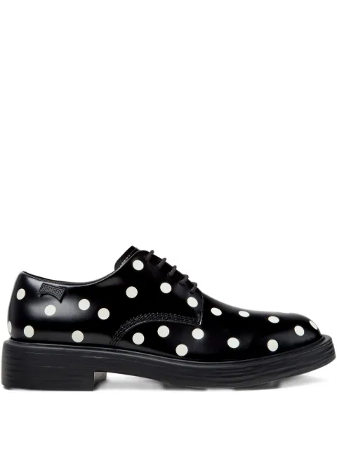 Camper Dean polka-dot lace-up derby shoes