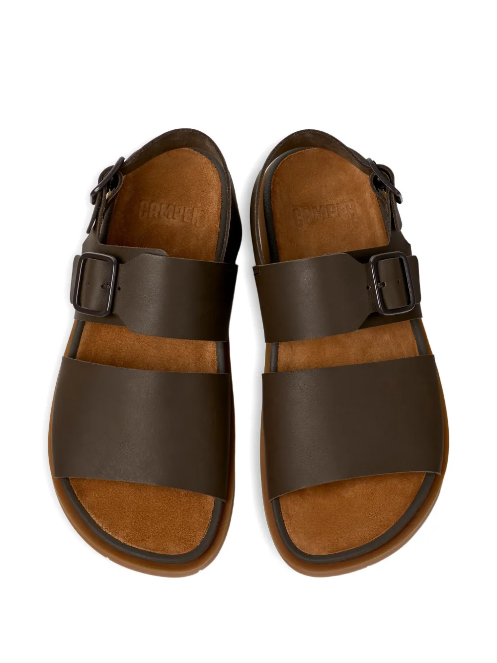 Camper Lluc buckled-strap sandals Bruin