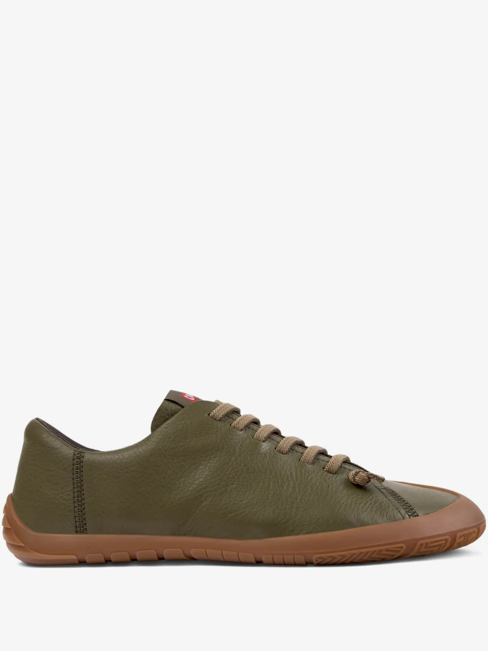 Camper Peu Path+ lace-up leather sneakers | Green | Image 1