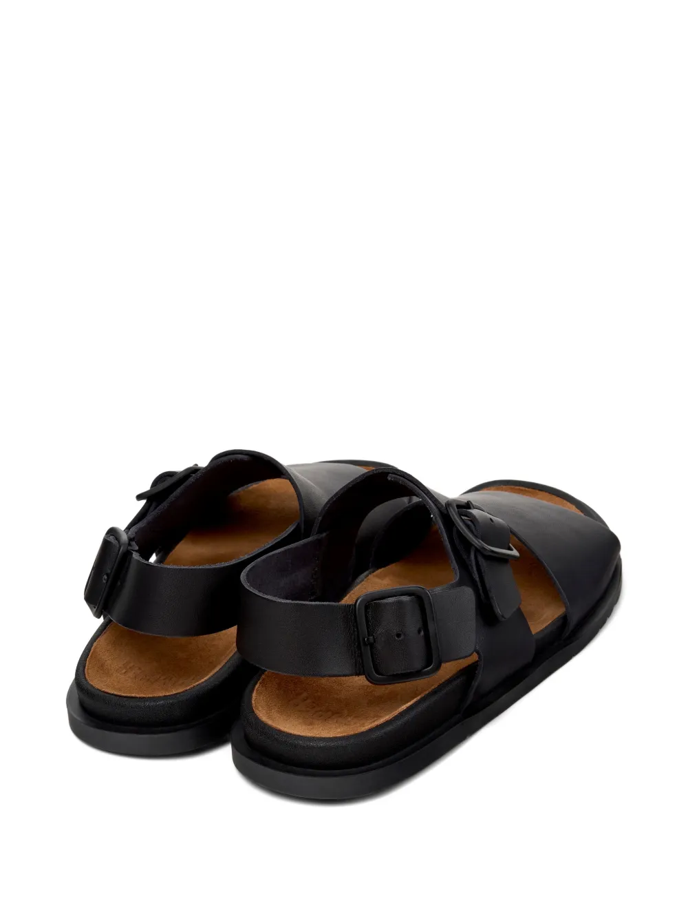 Camper Lluc buckled sandals Zwart