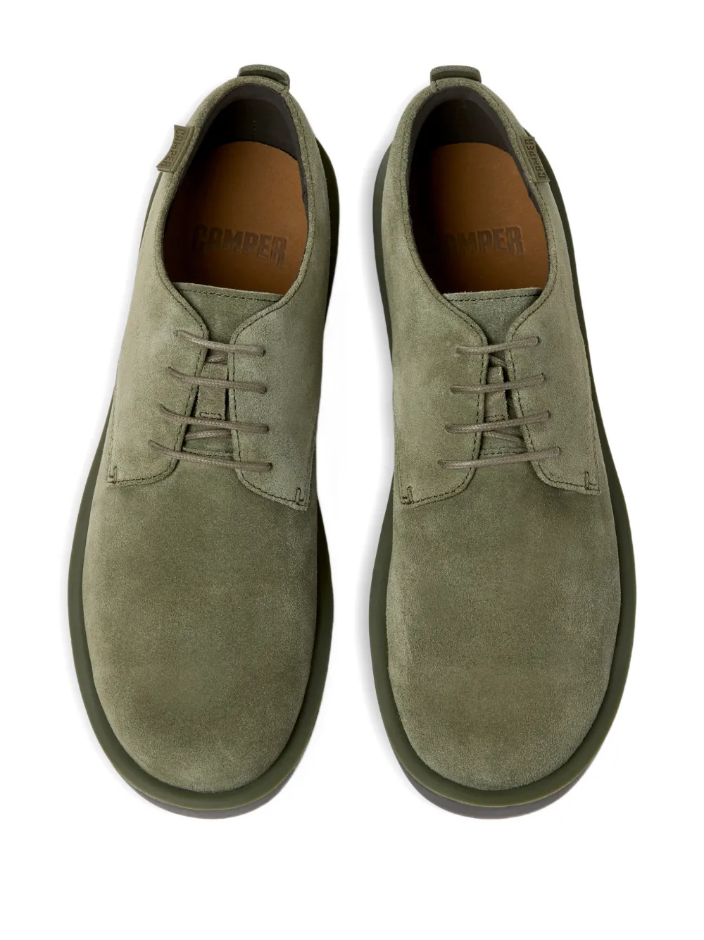 Camper Wagon derby schoenen Groen