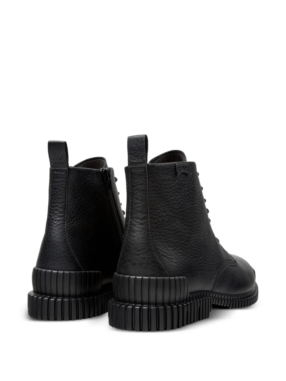 Camper Pix leather boots Zwart