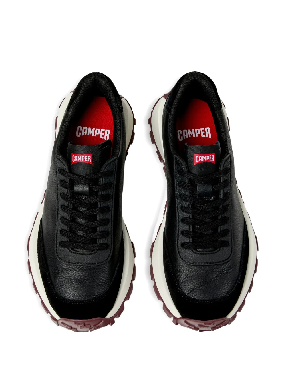 Camper Drift Trail leather sneakers Zwart