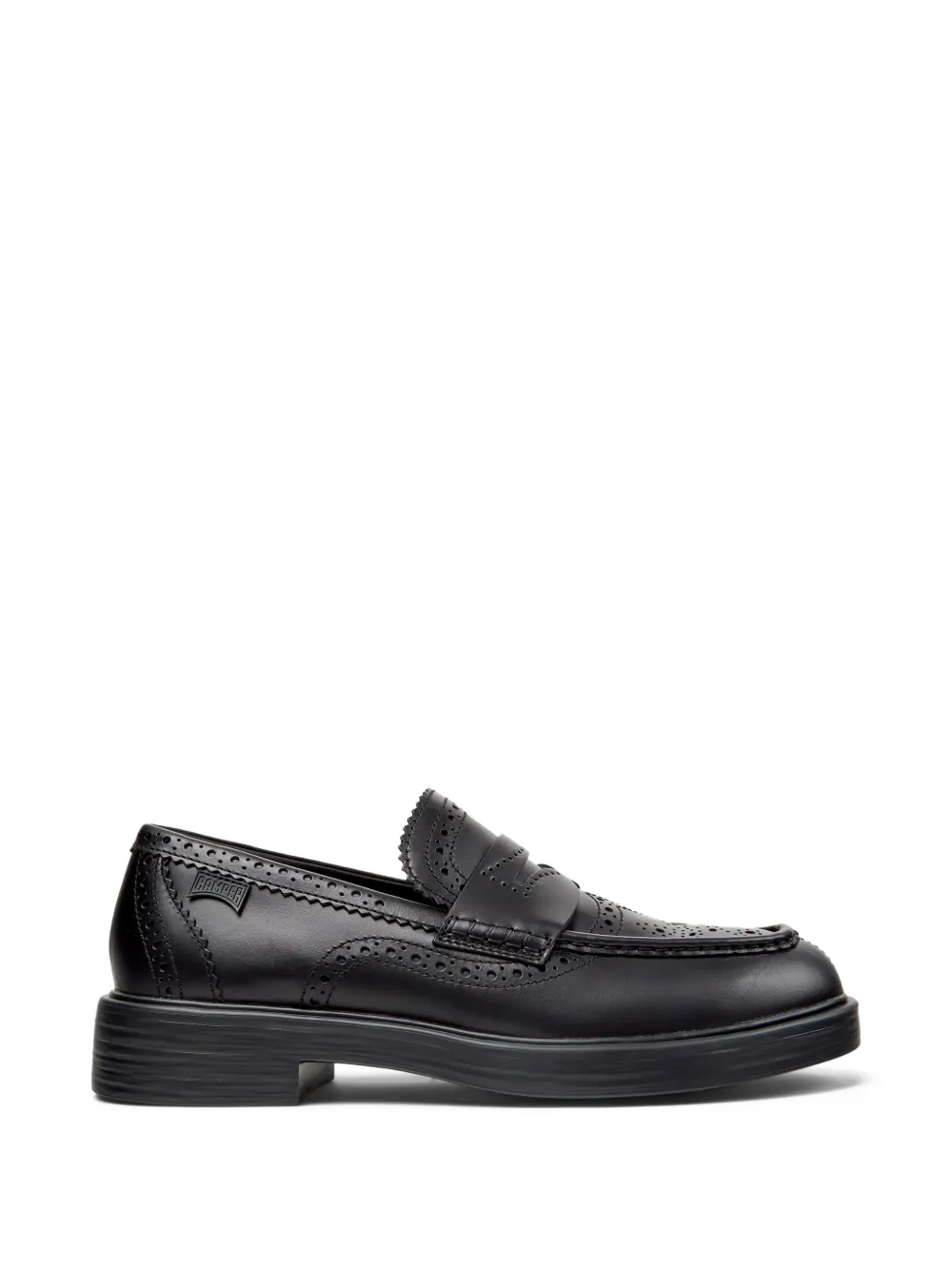 Camper Dean Twins leather loafers - Nero