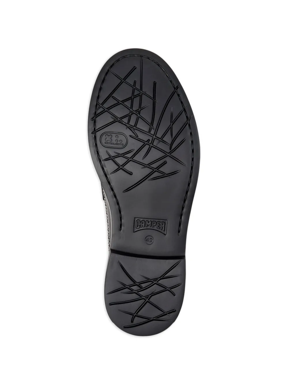 Camper Dean Twins leren loafers Zwart