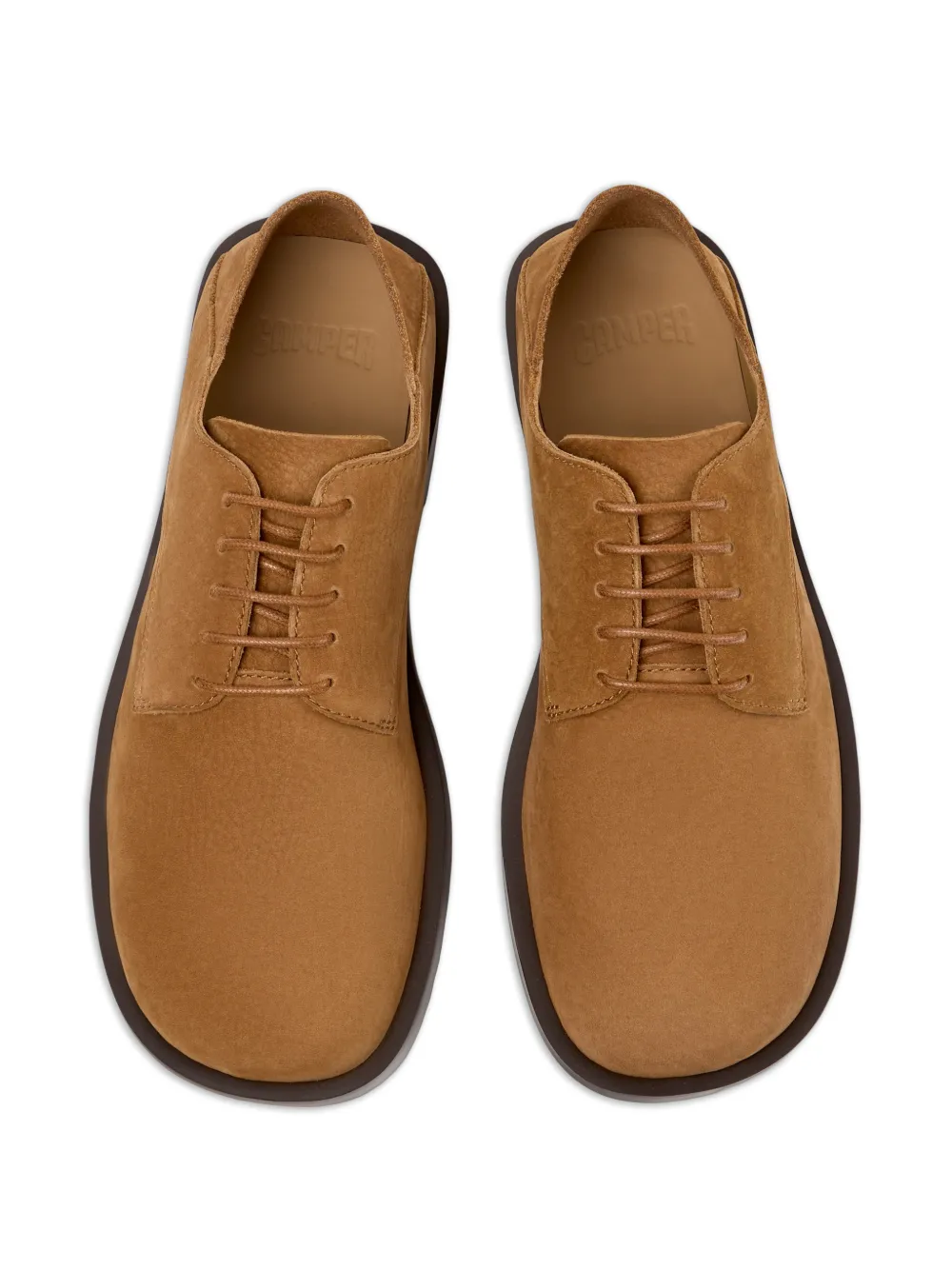 Camper Don leren derby schoenen Bruin