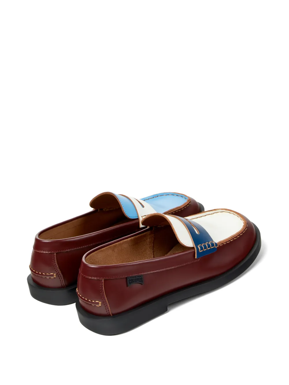 Camper Don leren loafers Rood