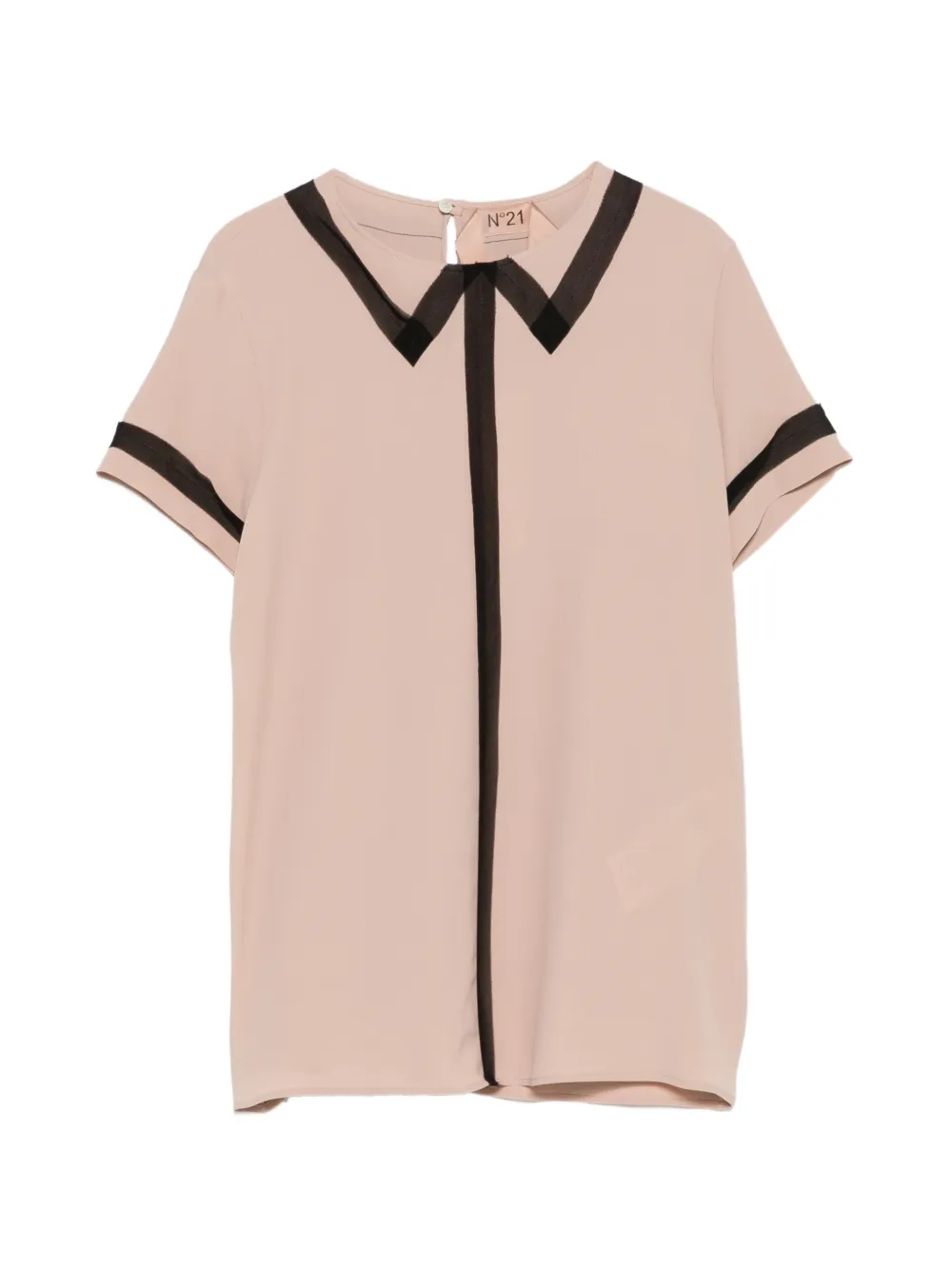 Nº21 polo-collar blouse - Rosa