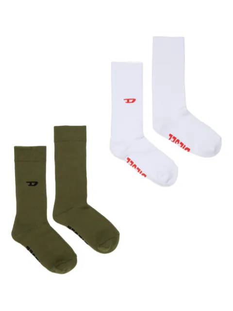 Diesel Kids Zsendybipack logo socks (set of two)