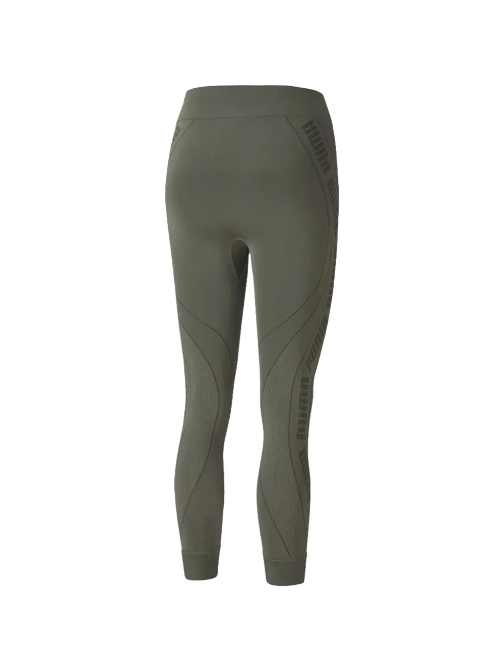 PUMA Legging met logoband Groen