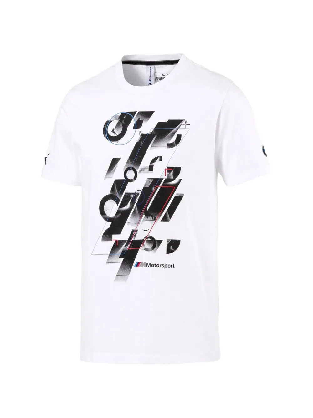 PUMA T-shirt BMW Motorsport con stampa - Bianco