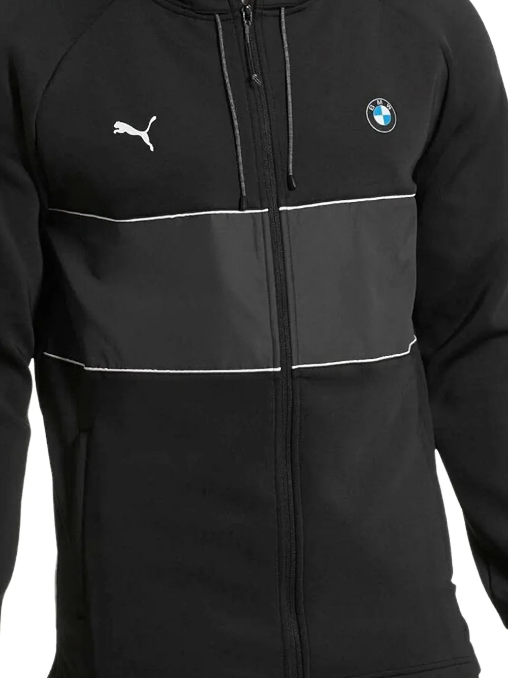PUMA BMW Motorsport hoodie met logoprint Zwart