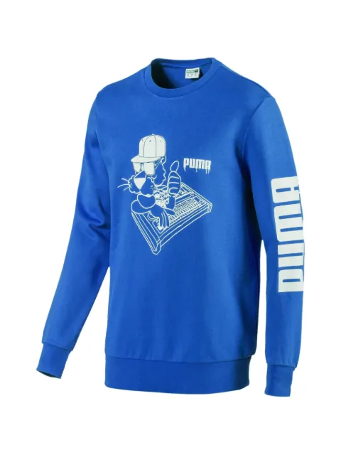 PUMA sudadera con cuello redondo