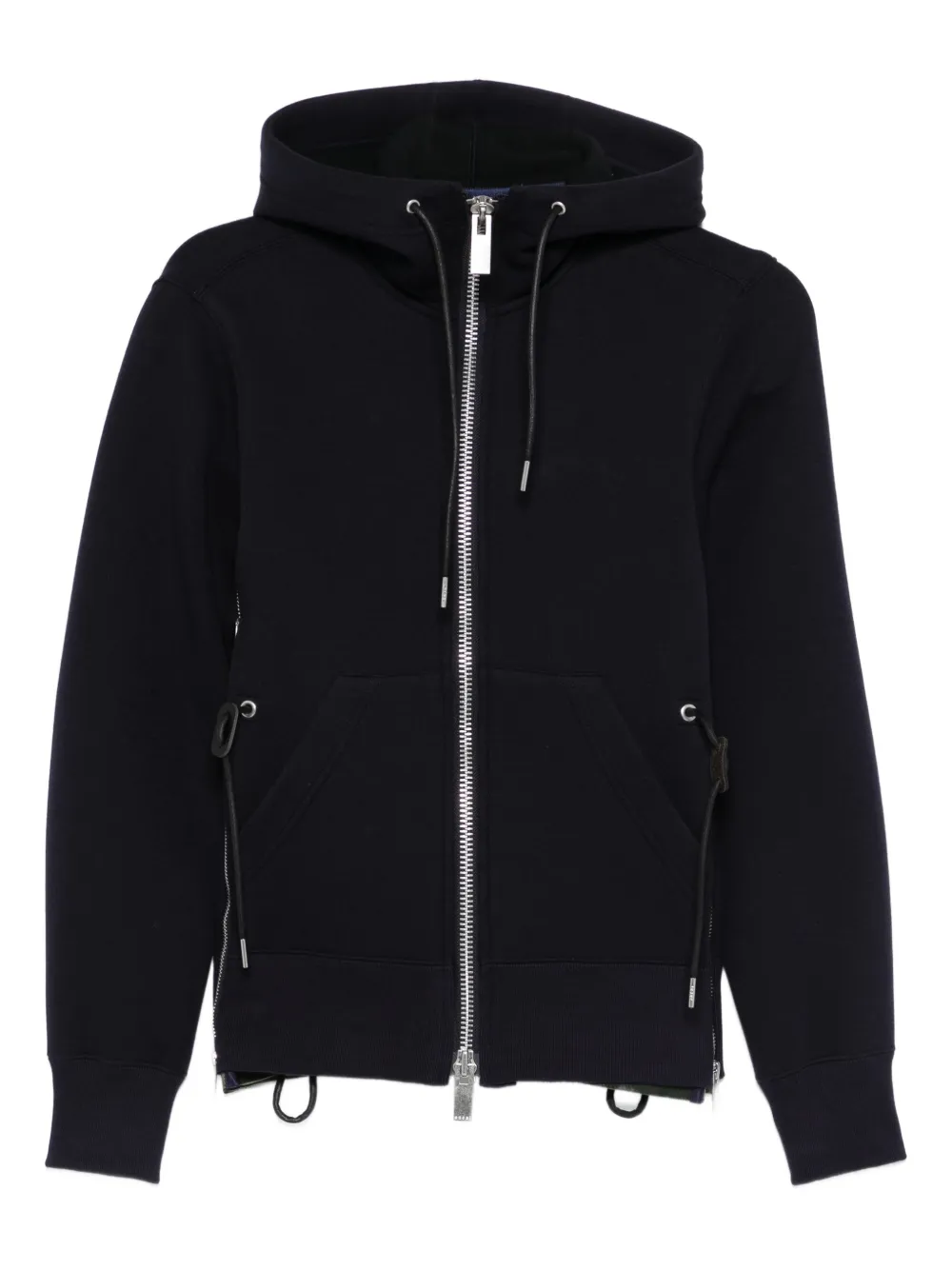 sacai zip top hoodie - Blue