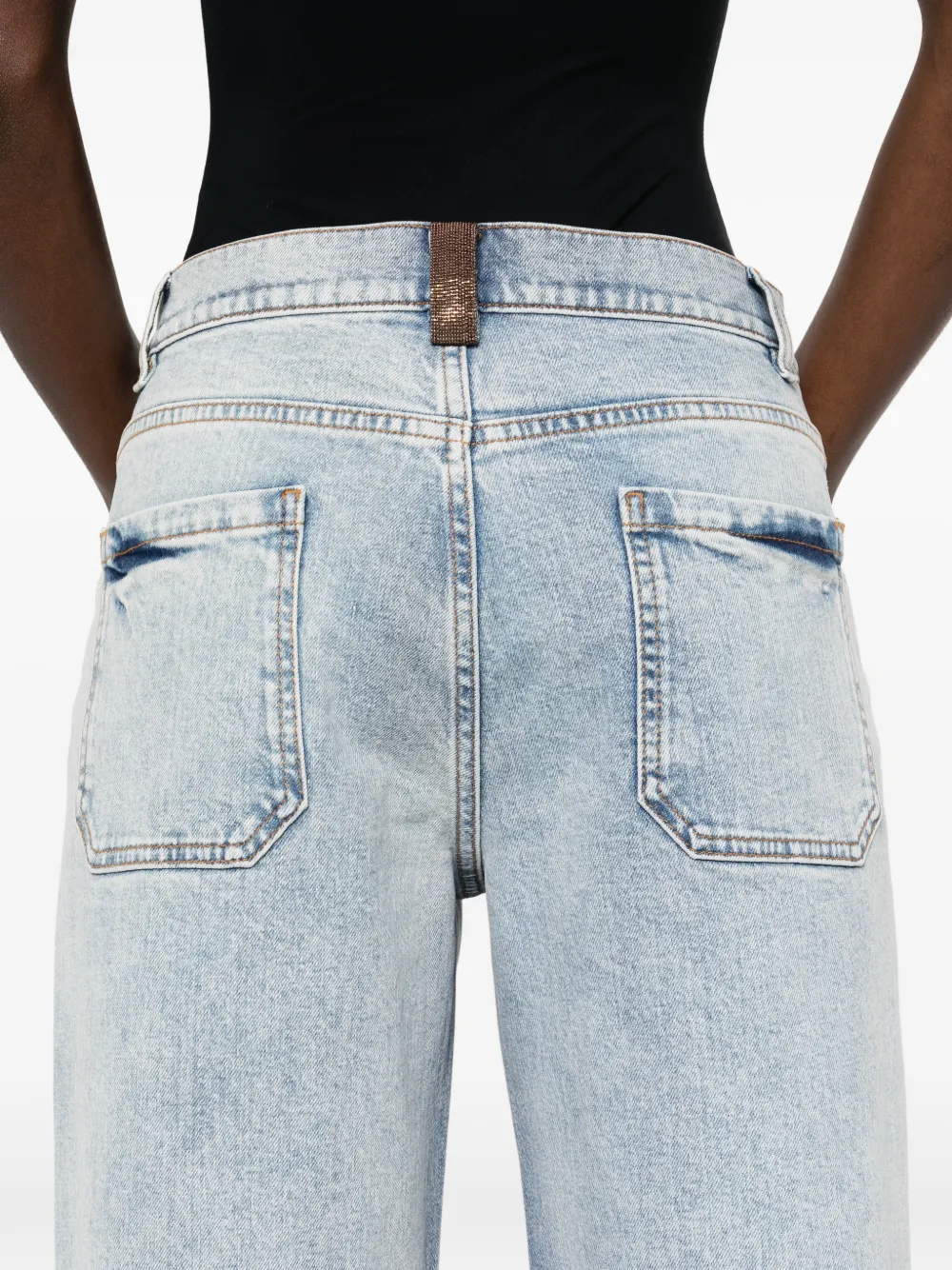 Fabiana Filippi Straight broek Blauw