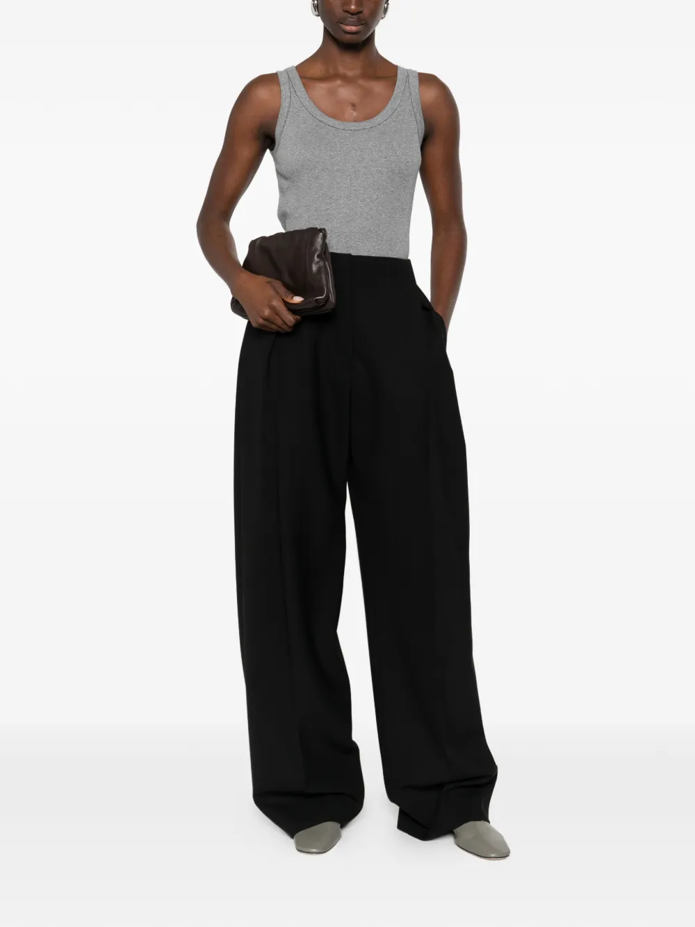 Fabiana Filippi Verfraaide tanktop Grijs