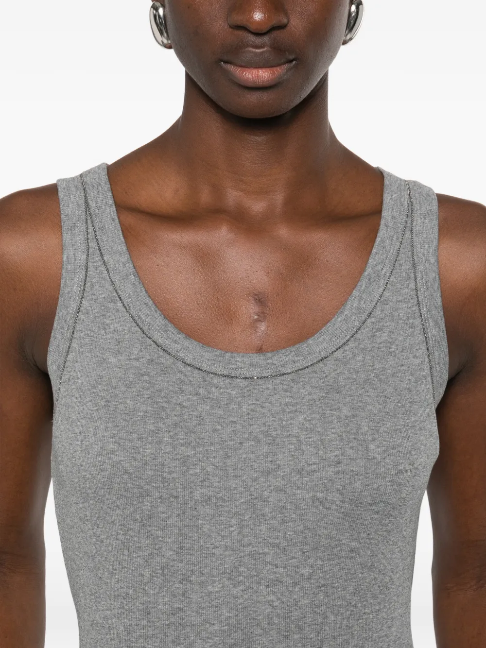 Fabiana Filippi Verfraaide tanktop Grijs