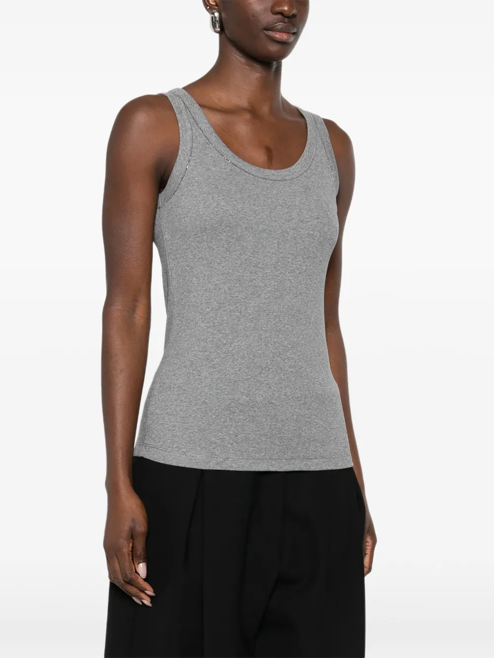 Fabiana Filippi Verfraaide tanktop Grijs