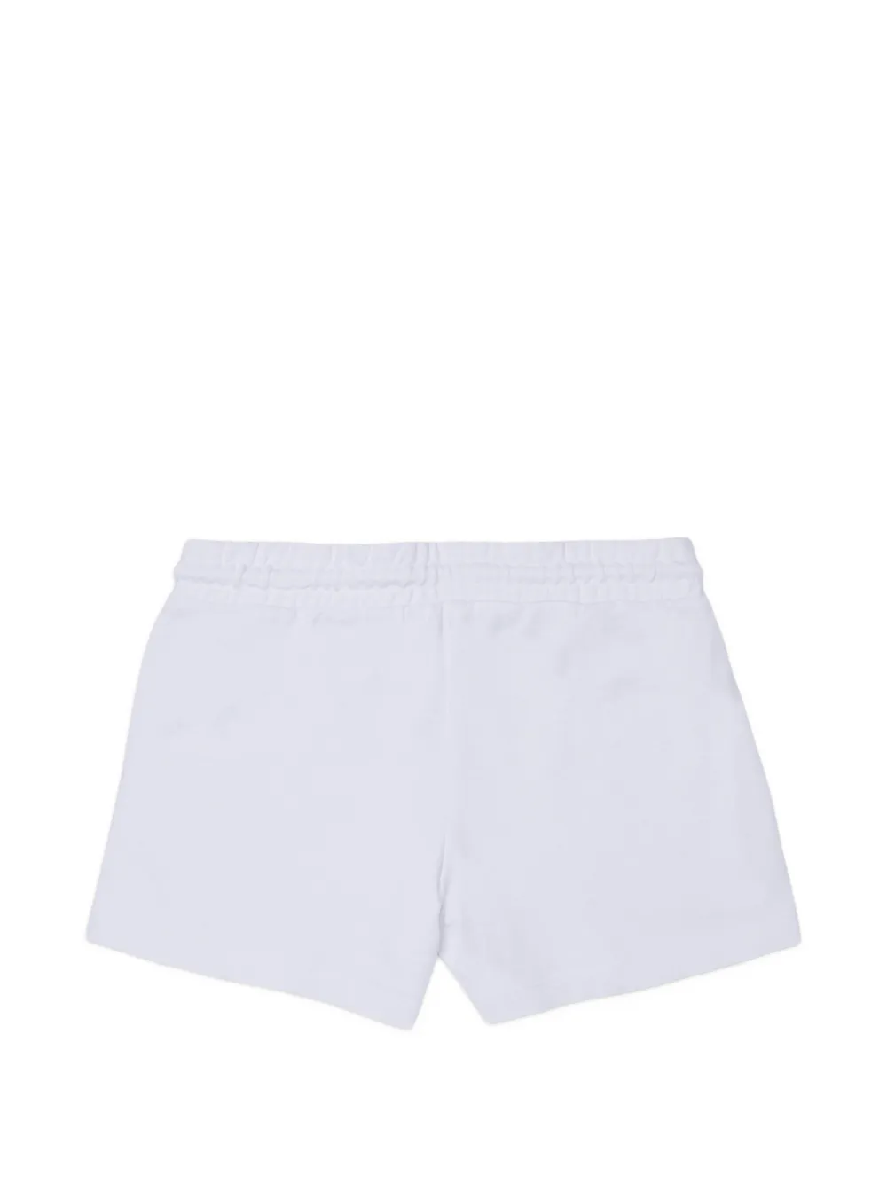 Diesel Kids Trainingsshorts met grafische print Wit