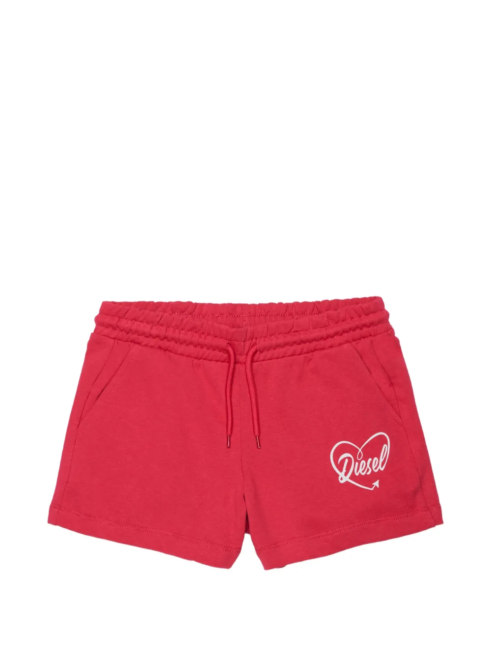 Diesel Kids Shorts con logo - Rosso