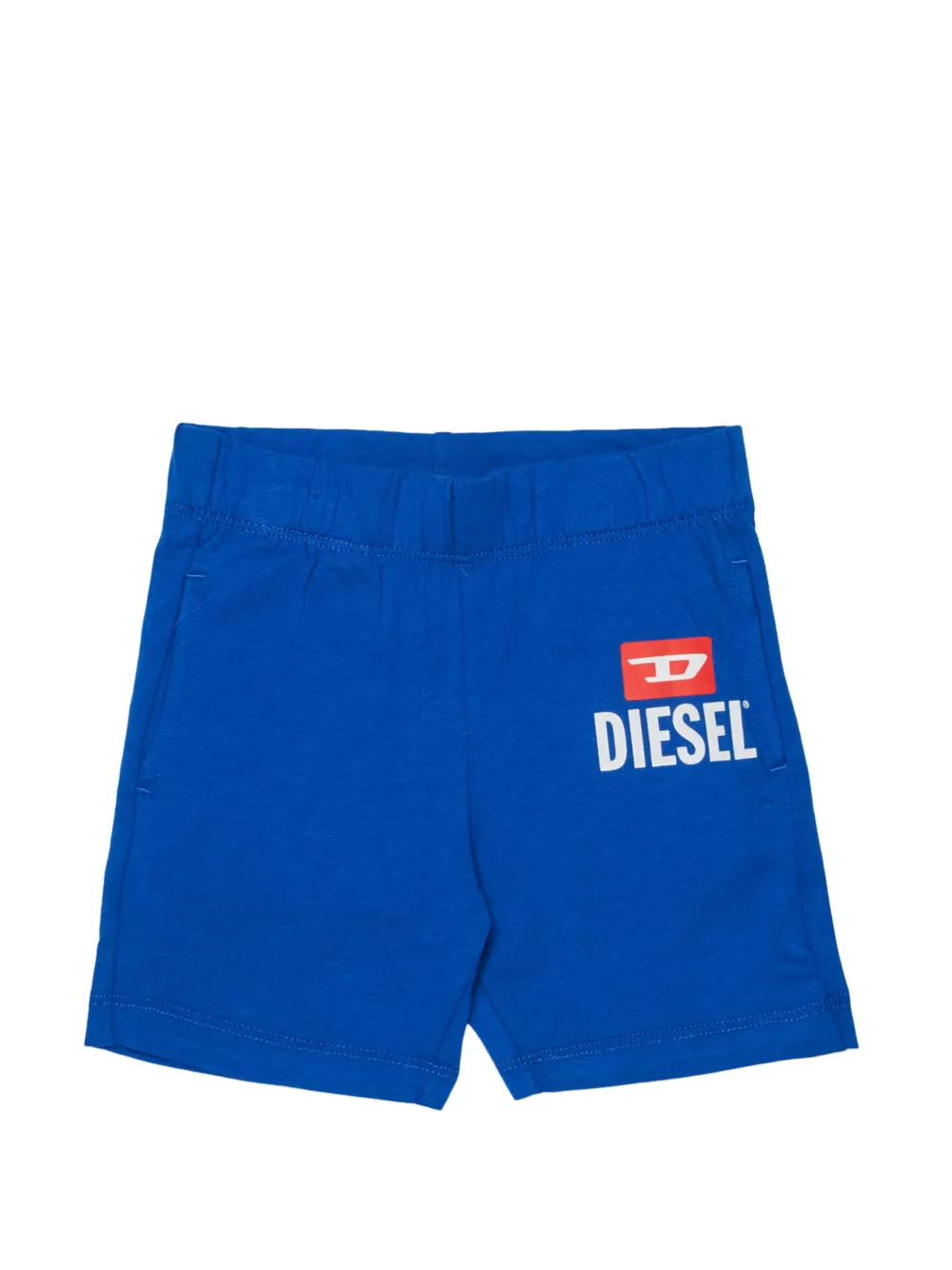 Diesel Kids Shorts running con logo - Blu