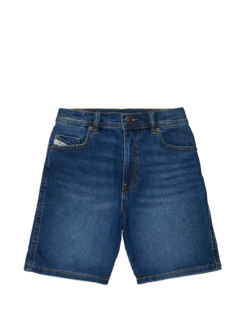 Diesel Kids button denim shorts