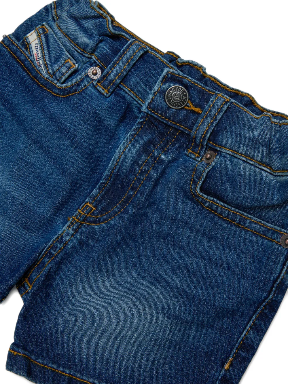  Diesel Kids Denim Shorts - Blue 