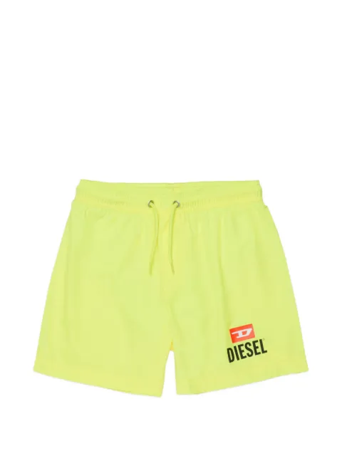 Diesel Kids logo-print swim shorts