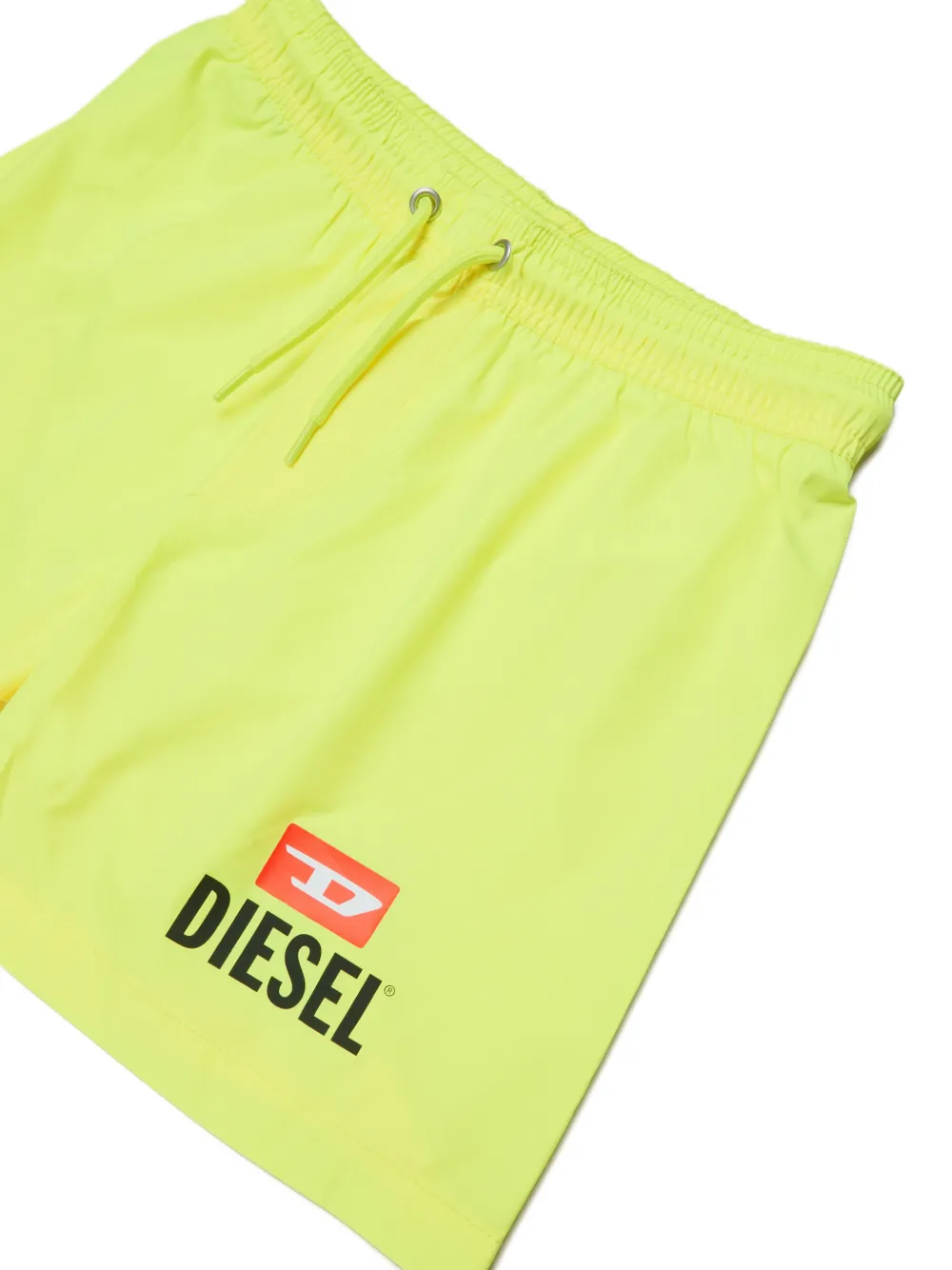  Diesel Kids Logo-print Swim Shorts - Yellow 