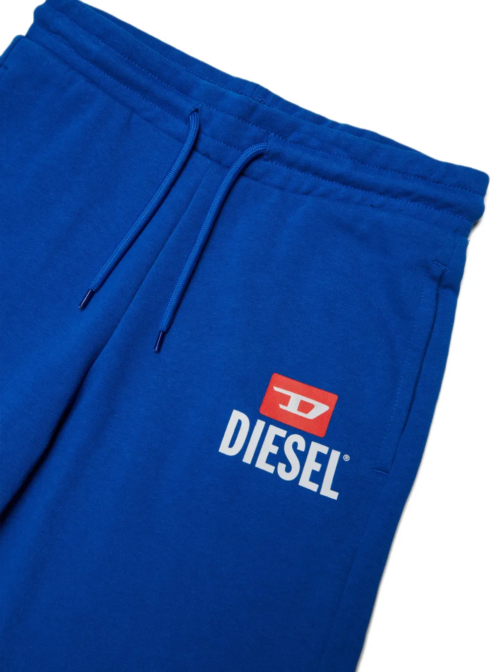 Diesel Kids Shorts met logoprint Blauw