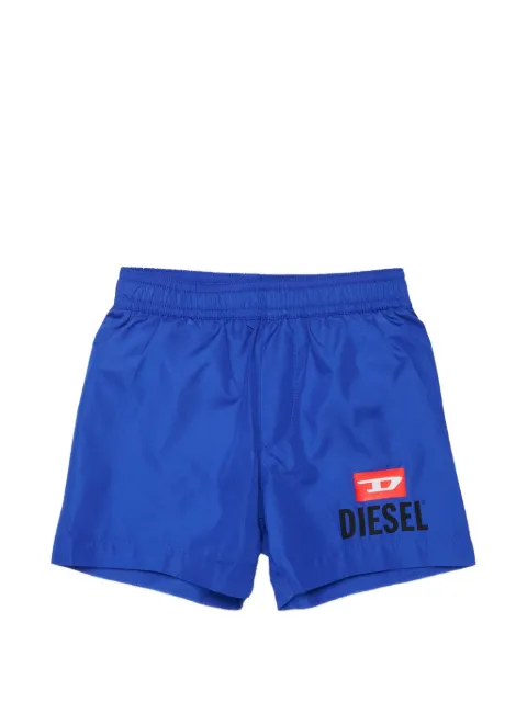 Diesel Kids logo swim shorts