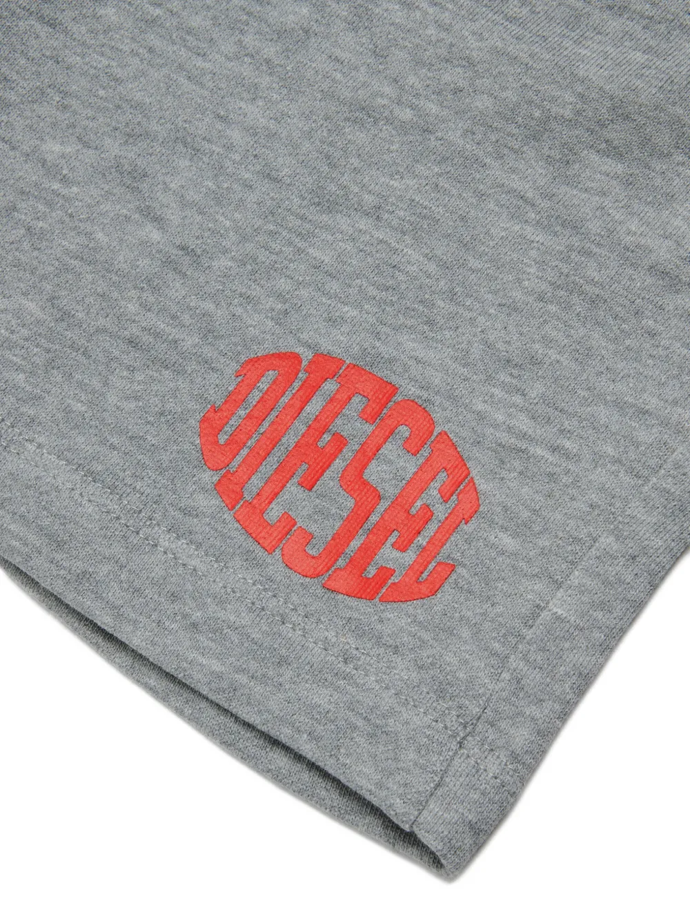 Diesel Kids Trainingsshorts met print Grijs