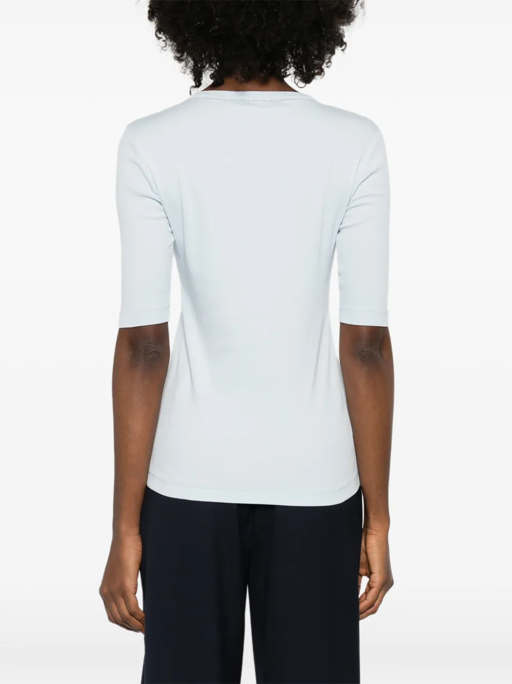 Scoop-Neck Jersey T-Shirt