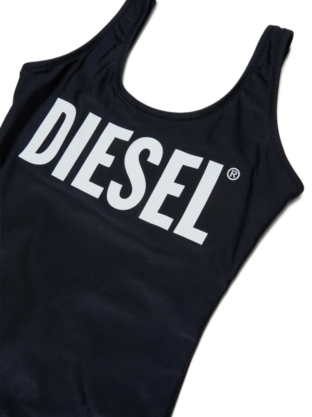 Diesel Kids Badpak met logoprint Zwart