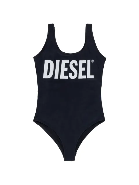 Diesel Kids logo-print swimsuit