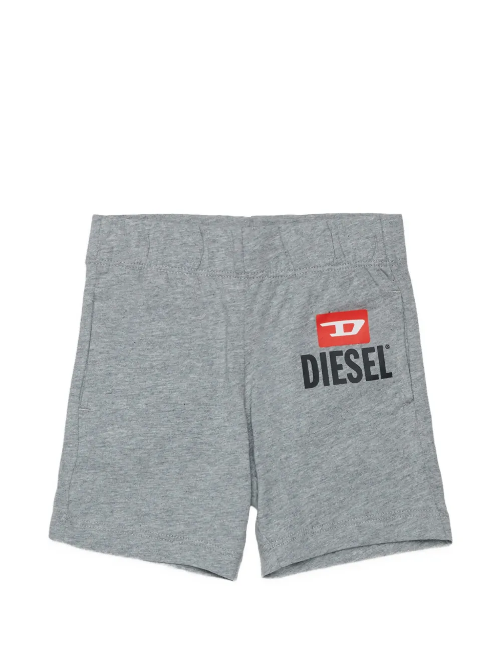 Diesel Kids Shorts Pijersolb con logo - Grigio