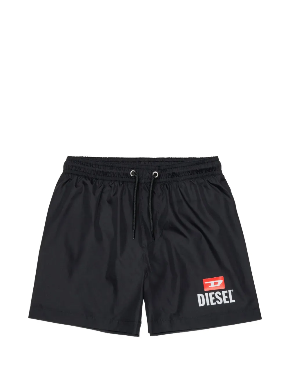 Diesel Kids drawstring swim shorts - Black