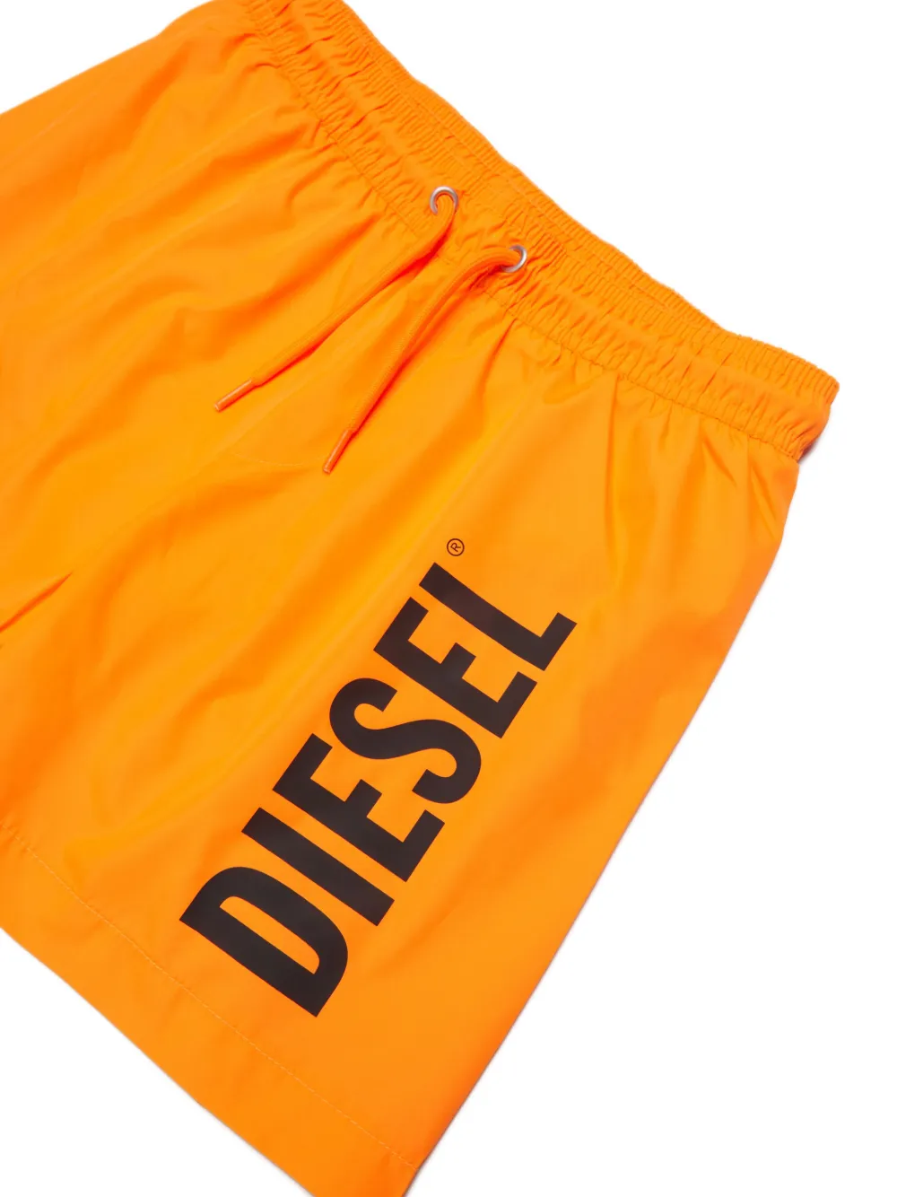 Diesel Kids Zwembroek met logodetail Oranje