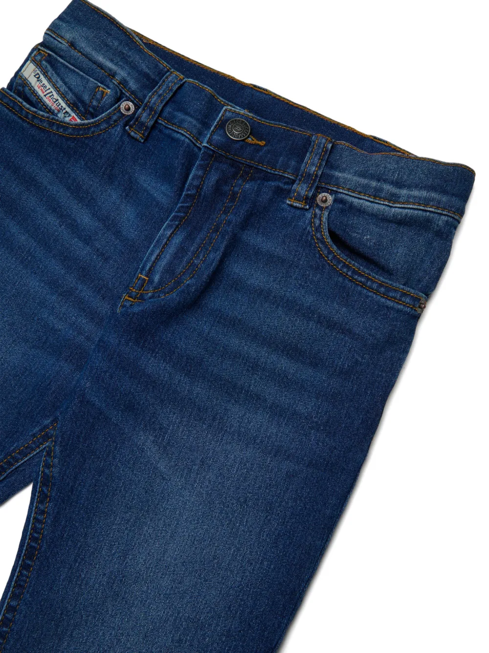  Diesel Kids Logo-patch Jeans - Blue 