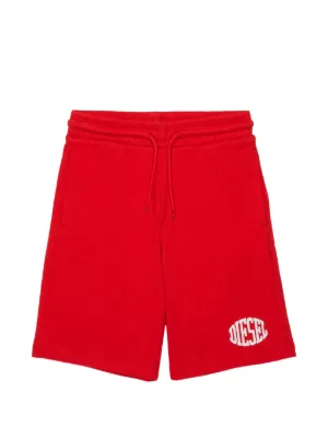 Diesel Kids ロゴ ショートパンツ | レッド | FARFETCH JP