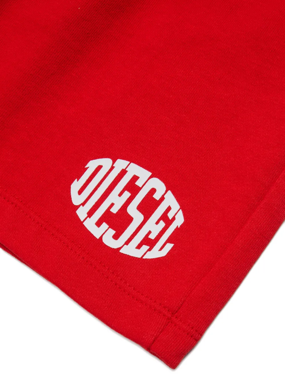 Diesel Kids Shorts met logo Rood